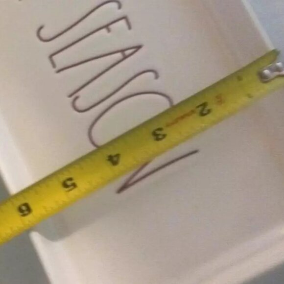 Rae Dunn‘Tis The Season holiday Platter 15' X '6 red and white cookie dessert - Picture 5 of 5